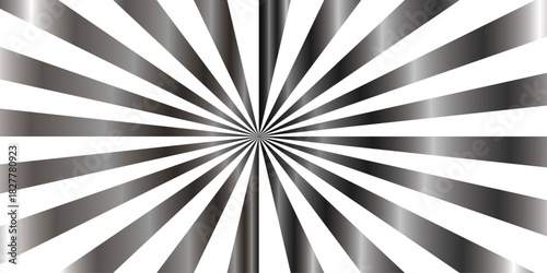 Abstract gray and white radiating lines background, perfect for graphic design projects, websites, and presentations. Set against a bold black backdrop. bustling and lively Full of energy.
