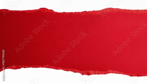 Wallpaper Mural Red Torn Paper Textured Background Border Isolated Torontodigital.ca