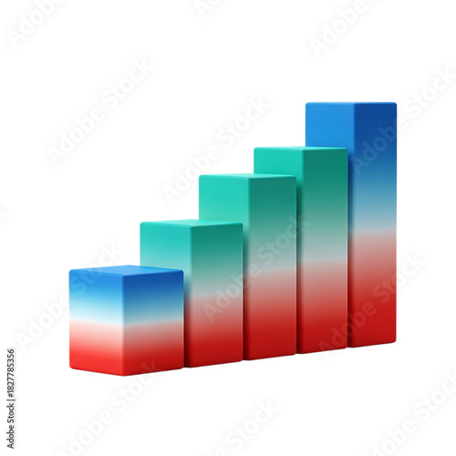 3d bar chart illustrating business growth and financial market analysis Free Download 3d bar chart illustrating business growth and financial market analysis - GFXLoad