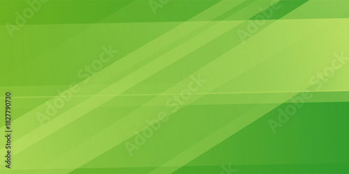 Abstract geometric background. Natural green gradient background. Dynamic shape composition. vector
