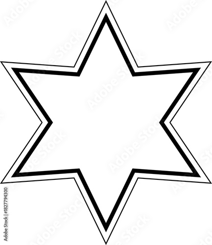 Line Star Shape