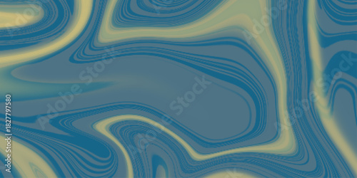 Swirling liquid blue tone background(backdrop) with copy space for text or image. Vintage Abstract Background. Blue ink marble texture With paper texture
