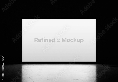 Horizontal Lightbox Screen Mockup