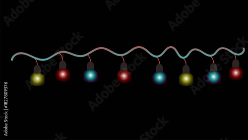 Vector graphic document file format illustration for digital design