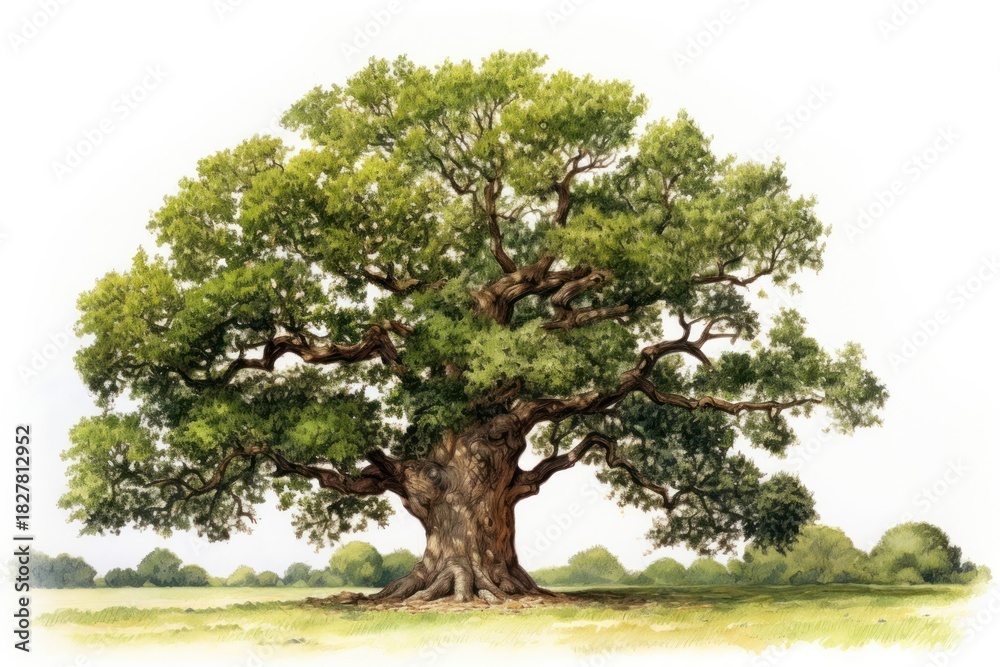 Fototapeta premium Plant tree oak tranquility.