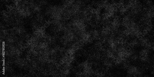 Black dark grunge stone texture with rough, natural crack wall surface background. uneven pattern resembling weathered black rock or charcoal. Panorama black canvas slate texture. marble background.