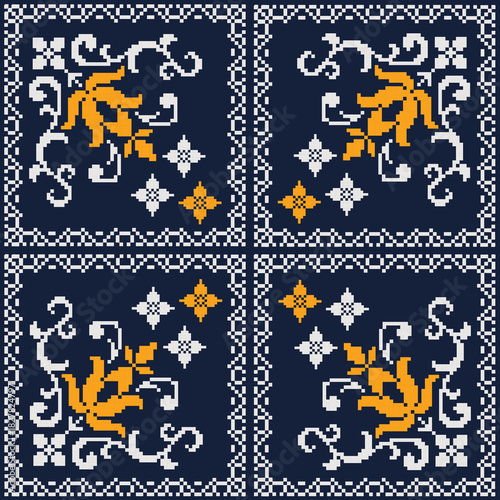 Geometric patterns designed for backgrounds, decoration, fabrics, clothing, ceramics, pillowcases.