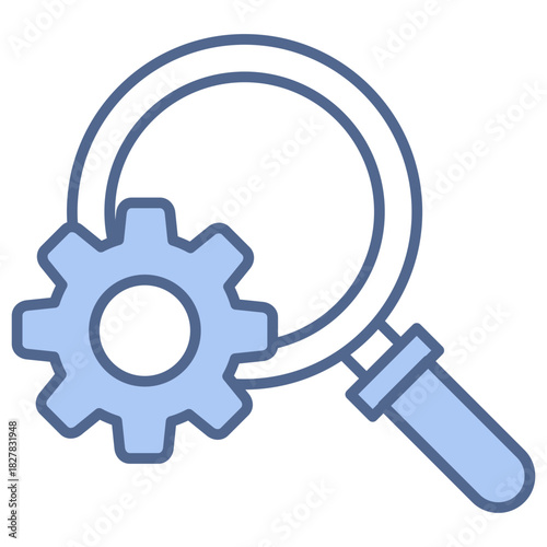 Search Blue Icon
