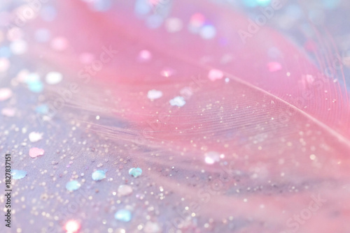 water drops on a pink background