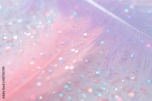 pink abstract background with bubbles