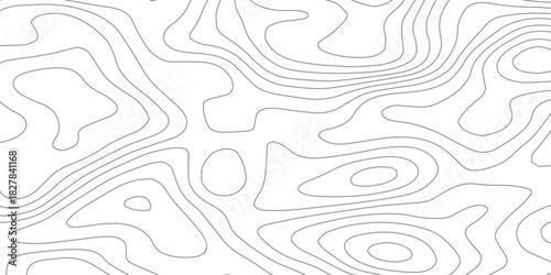 Topographic map patterns, topography line map. Vintage outdoors style, Topography map background. Vector geographic contour map.