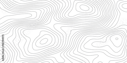 Topographic map patterns, topography line map. Vintage outdoors style, Topography map background. Vector geographic contour map.