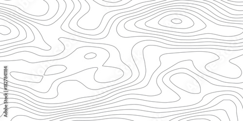 Topographic map patterns, topography line map. Vintage outdoors style, Topography map background. Vector geographic contour map.