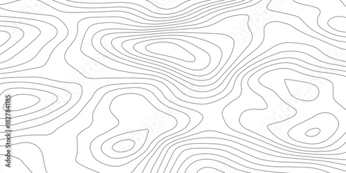 Topographic map patterns, topography line map. Vintage outdoors style. World map Template. Stock vector. Vector geographic contour map.