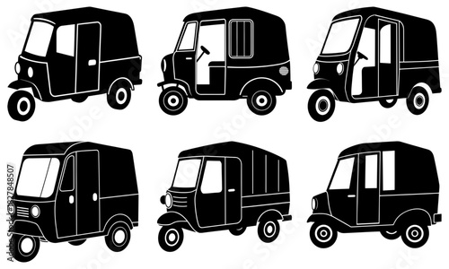 Travel the world with auto rickshaws: Exploring cities in iconic style, perfect for blog posts, travel guides, and cultural promotion with dynamic design.