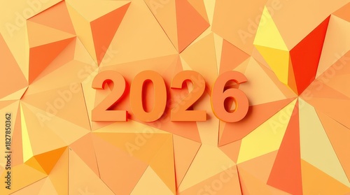 2026 inscription logo new year texture