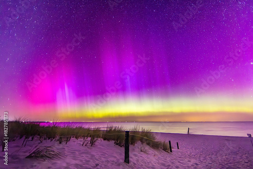 polarlicht an der ostsee