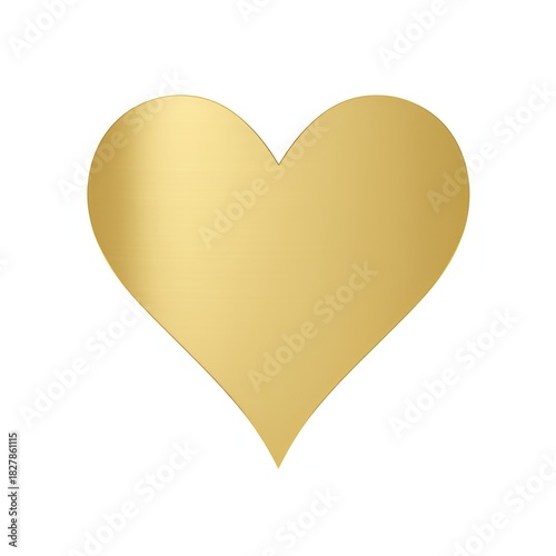 Free Download Heart icon backgrounds gold white background. - GFXLoad