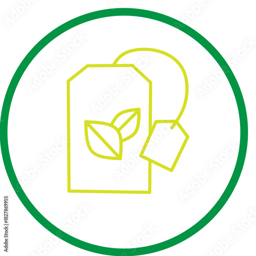 Tea Cup Logo Elements