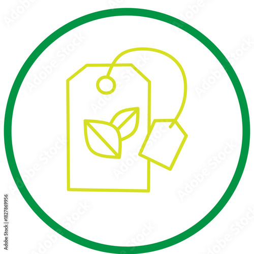 Tea Cup Logo Elements