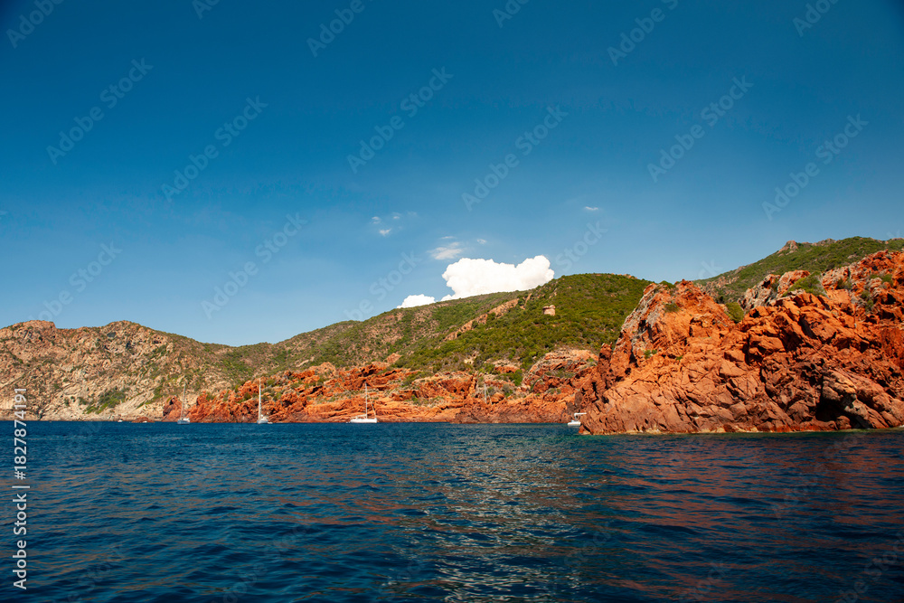 Naklejka premium Littoral corse