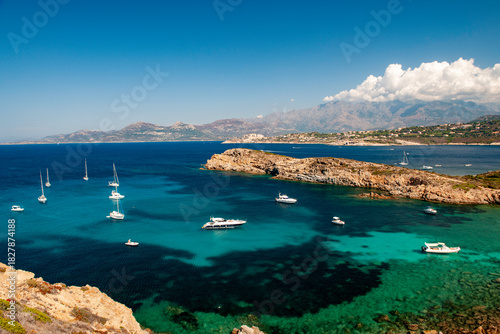 Littoral corse, vue sur Calvi