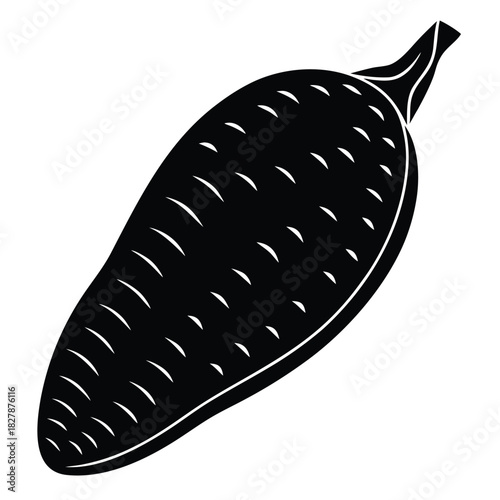 a fresh sweet potato with on a clean white backgro (1).eps