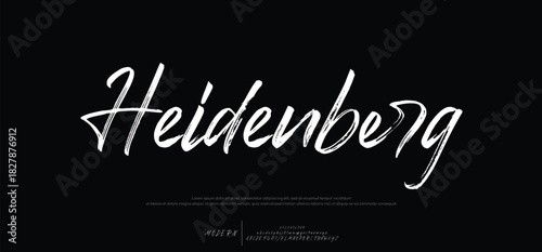 Abstract Fashion font alphabet. Minimal modern urban fonts for logo, brand etc. Typography typeface uppercase lowercase and number. vector illustration