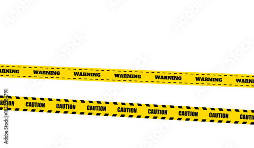 yellow tape measure. crime scene caution tape