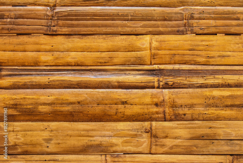 Bamboo wooden surface texture as background