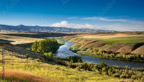 Landscape In And Around Pocatell Idaho