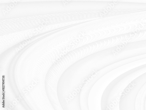 beautiful fashion textile Clean woven soft fabric abstract smooth curve shape decorative white background