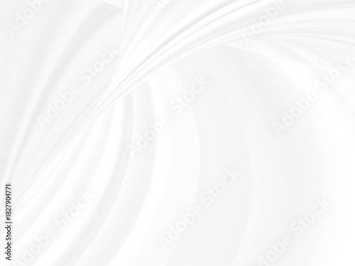 soft white fabric abstract curve multi lines shape decorative background. Beauty design gray textured