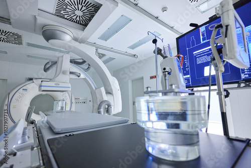 Advanced medical imaging equipment is ready for patient examination in a modern healthcare facility