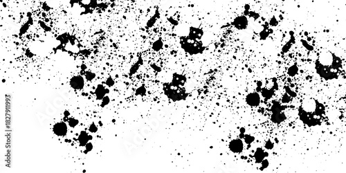 black sand isolated on white background