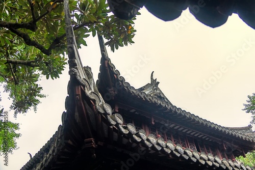 Canvas Print Asia, China, Shanghai, Yu Garden, November 2025