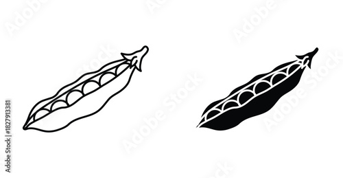 Legume icon graphic design. Vector icon illustrations