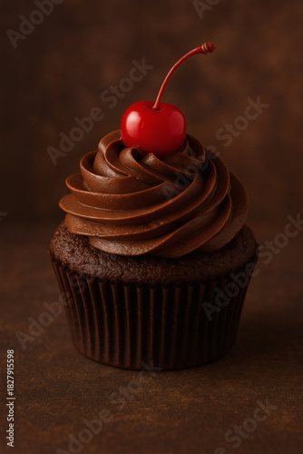 cherry cupcake