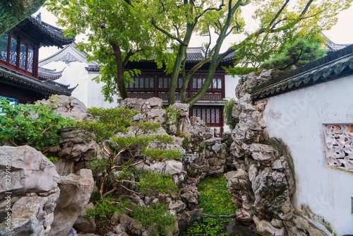 Photography Asia, China, Shanghai, Yu Garden, November 2025