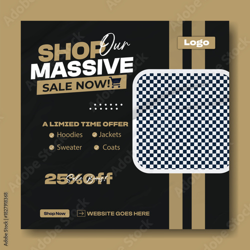 Shop our massive sale now with 25 percent off on stylish apparel for men and boys