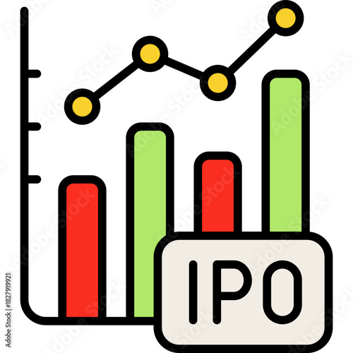 IPO colored line