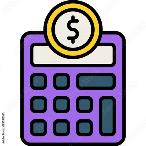 Calculating colored line