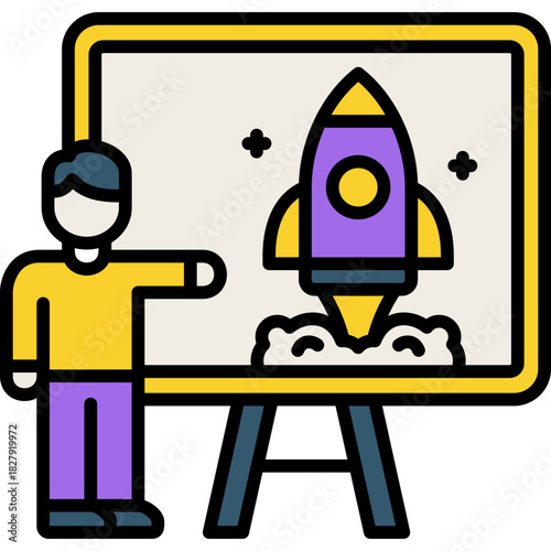 Presentation colored line