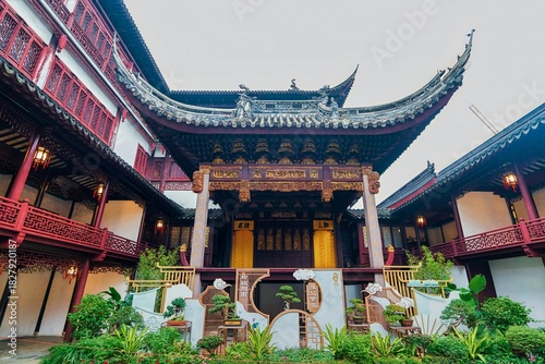 Photography Asia, China, Shanghai, Yu Garden, November 2025