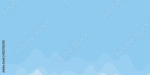 Layered waves of the blue ocean or sea with varying white gradient effects. Ideal for beach design templates.