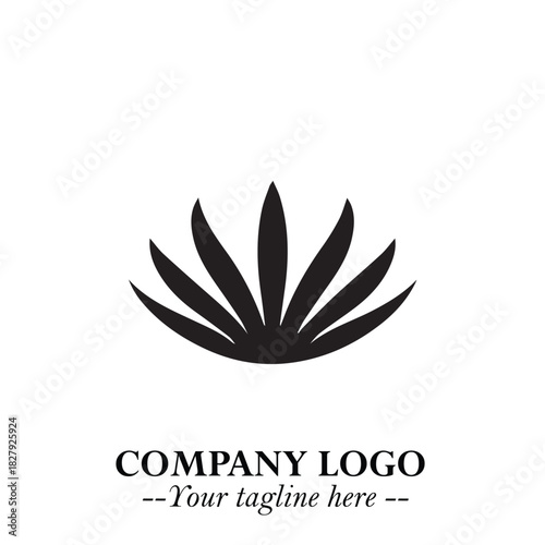 Elegant Black Crown Logo Symbol on a Clean White Background for Premium Branding Design