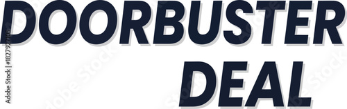 Special offer announcement with bold text for sales and promotions