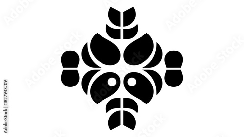 Abstract universal and inclusive design icon symbolizing connection, accessibility, diversity, and equality for all peop