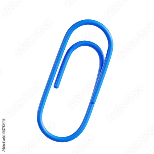 paperclip 3d Illustration