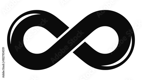 Infinity loop symbol representing continuous support, ongoing contribution, endless cycle, and limitless possibility.